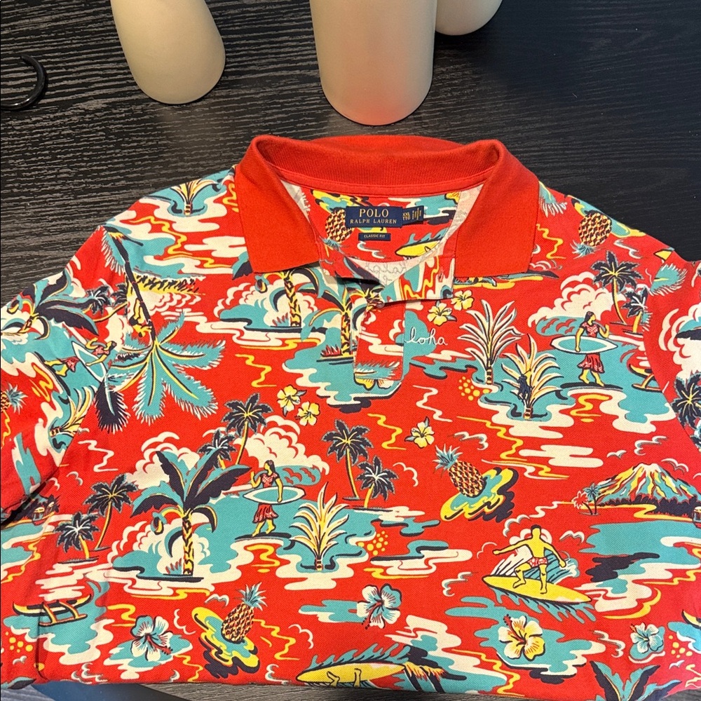 Colorful Tropical Ralph Lauren Polo Shirt